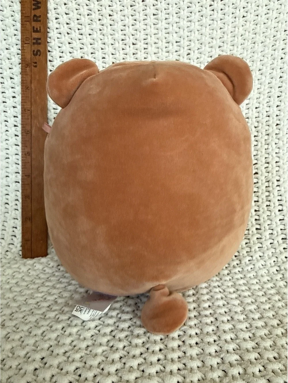 Original Squishmallows Brown Bear Plush Pillow